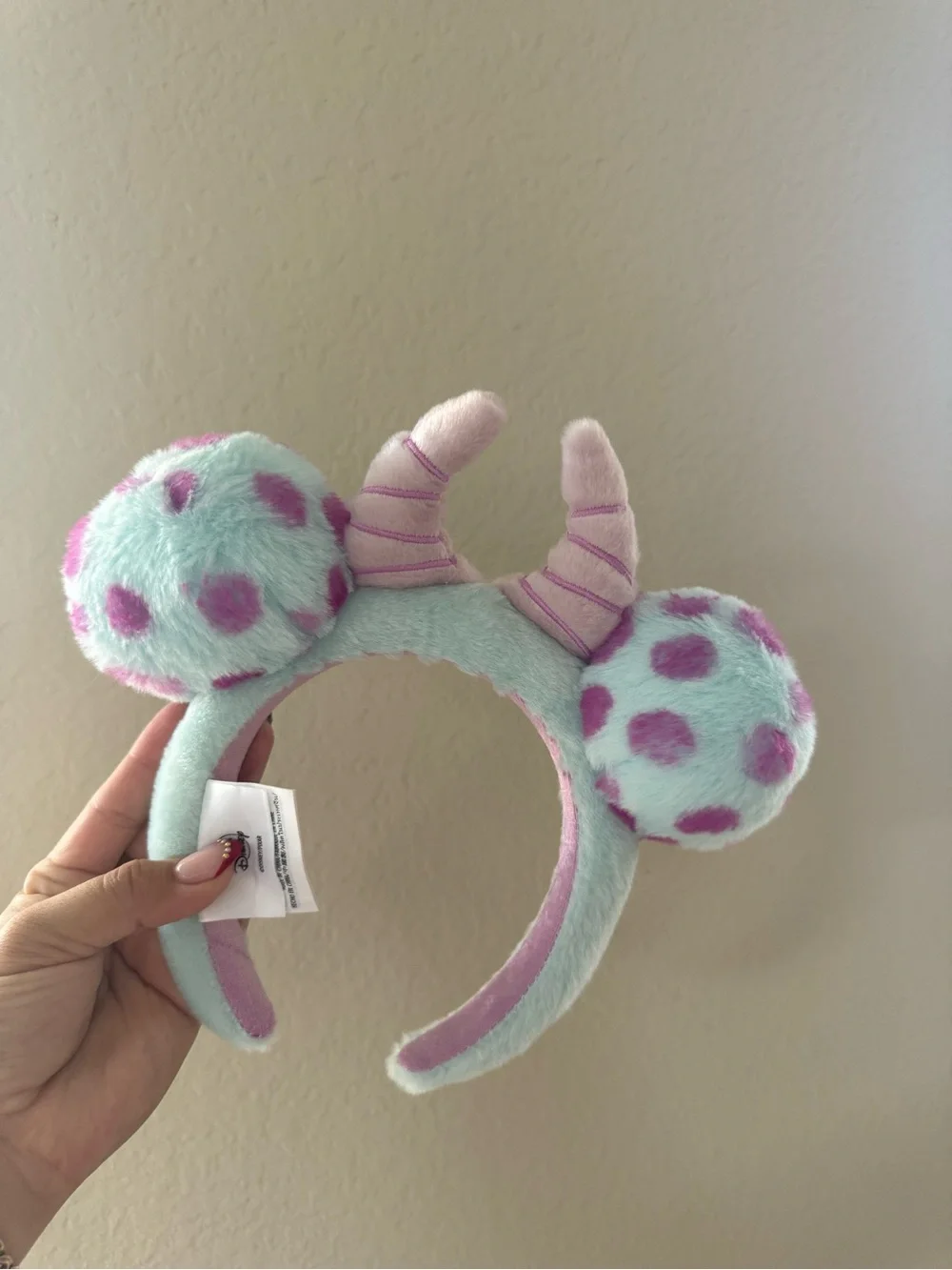 Disney Sulley Fuzzy Ears Headband- Monsters Inc.